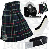 Battle Of Kilts Men’s Tartan Kilt Outfit – 7-Piece Scottish Set with Premium Accessories